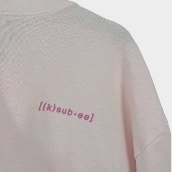 Ksubi Light Pink K-Sub-Ee Crop Hoodie - Picture 7 of 9